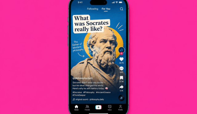 Socrates-as-Tik-Tok-feed