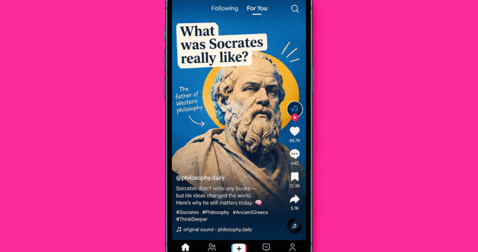 Socrates-as-Tik-Tok-feed