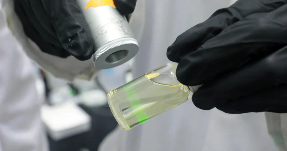 near-infrared-laser-shined-on-nanoparticles