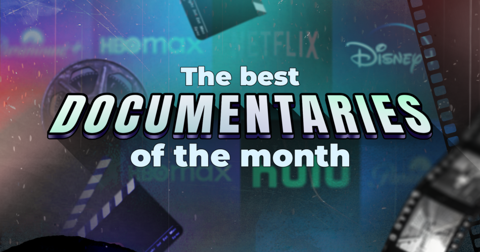 graphic-reading-the-best-documentaries-of-the-month-over-streaming-logos-and-film-elements_